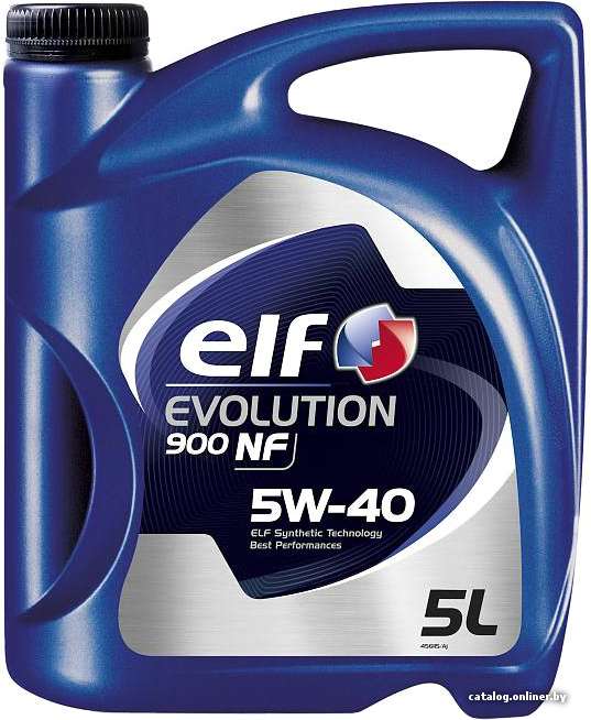 Масло моторное cинтетическое - ELF EVOLUTION 900 NF 5W40, 5л